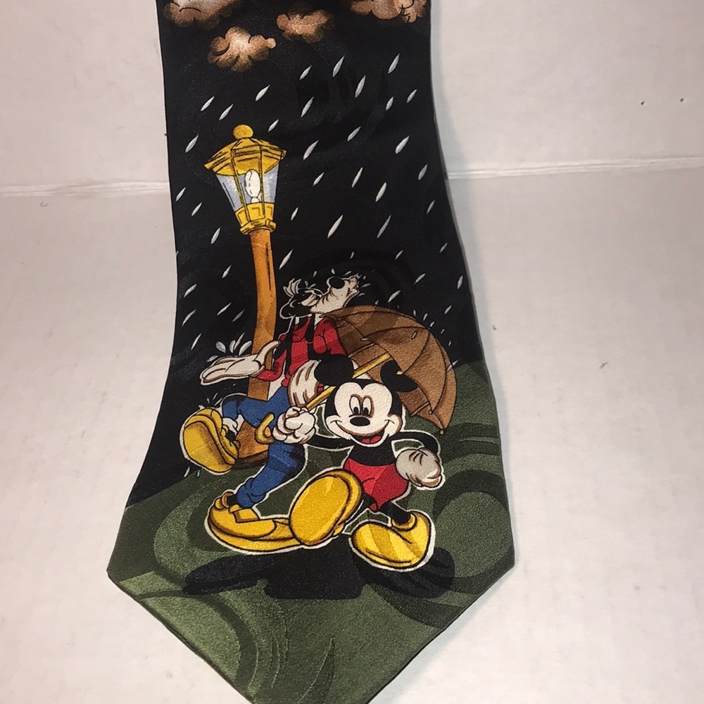 vintage Authentic Mickey Unlimited 100% Silk Tie